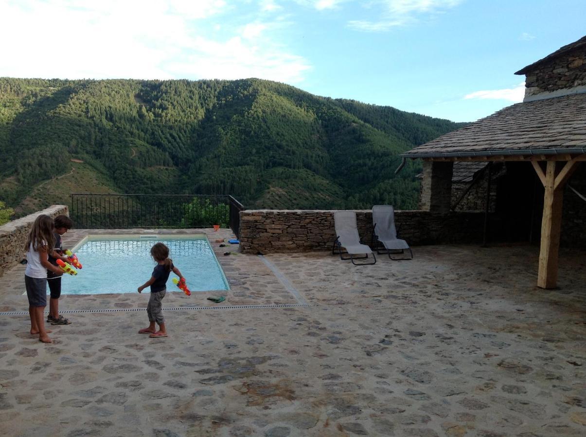 Maison De Charme En Ardeche Du Sud Avec Piscine Beaumont  Eksteriør billede