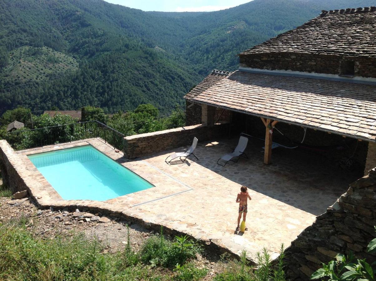 Maison De Charme En Ardeche Du Sud Avec Piscine Beaumont  Eksteriør billede